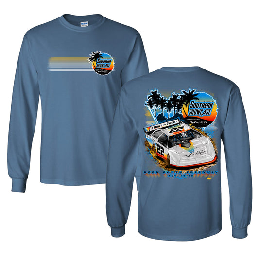 Hunt The Front’s Southern Showcase Blue Long Sleeve Event tee