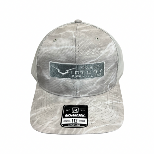 White/Grey Camo Richardson 112 Snapback