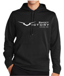 Dri Fit Black Original Logo Hoodie