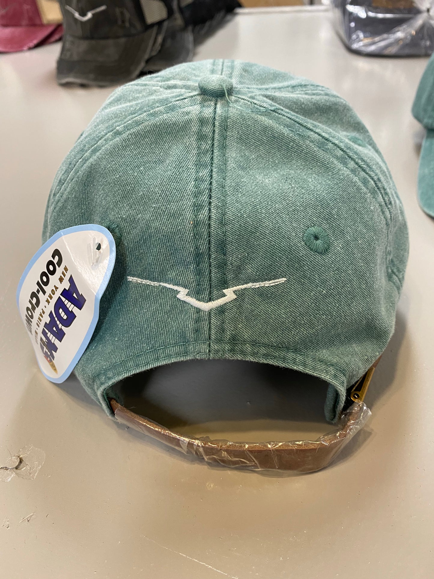 Teal Adam’s Brand Unstructured Cap