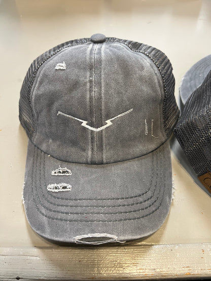 Women’s Grey Pony Cap