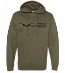 Army Green Original Logo Hoodie