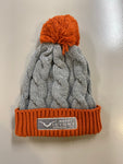 Rust/Grey Knit Beanie