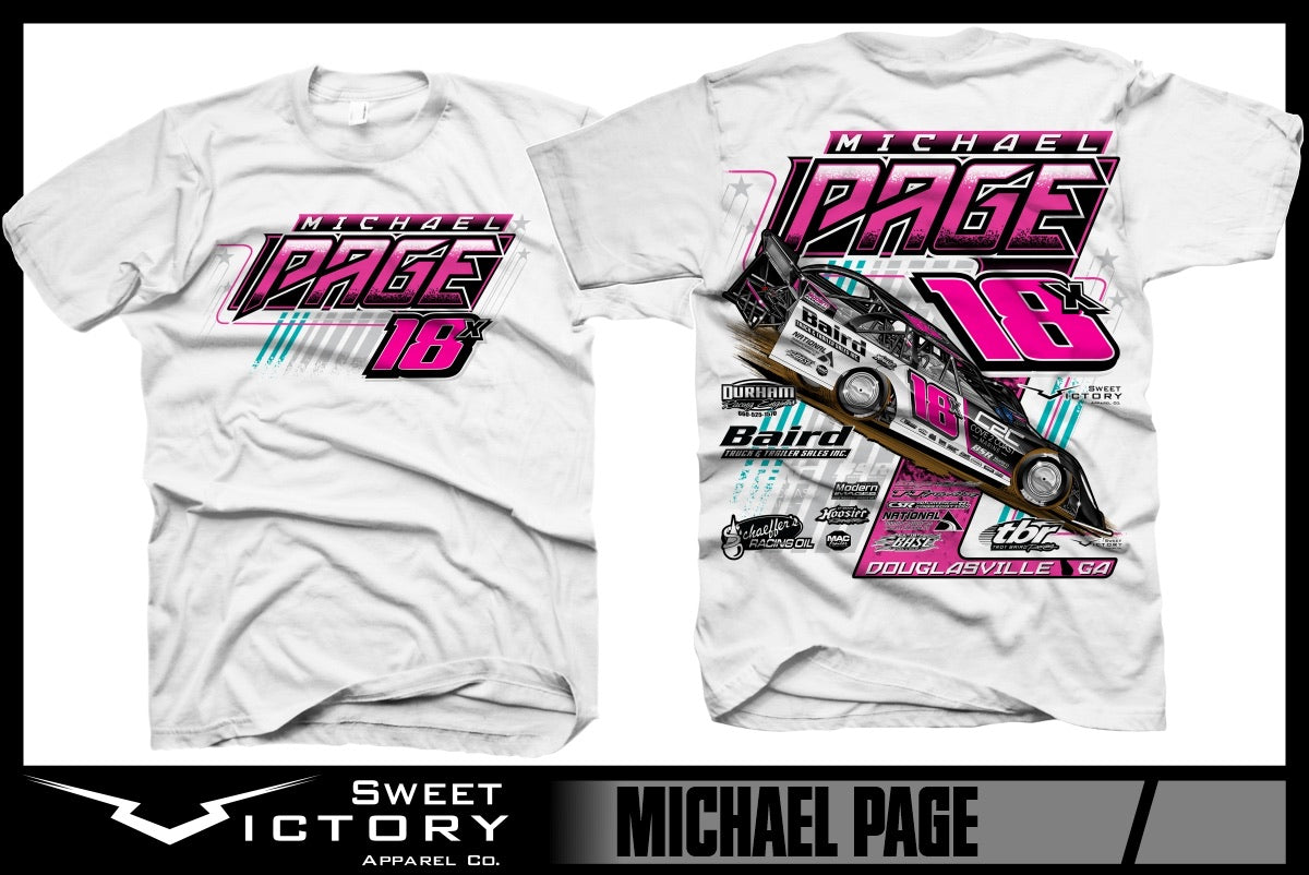 Michael Page 18x 2021 White T-shirt