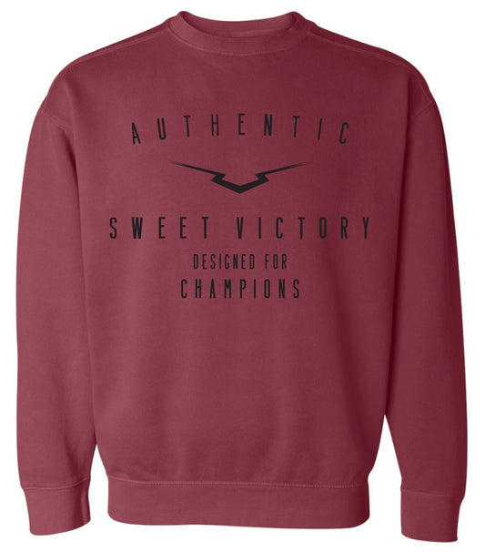 Crimson Authentic Comfort Colors Crew