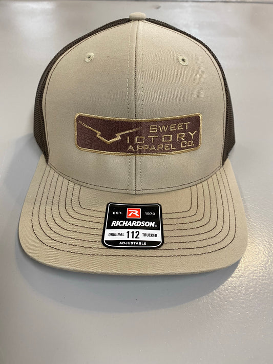 Khaki/Brown Richardson 112 Original Logo