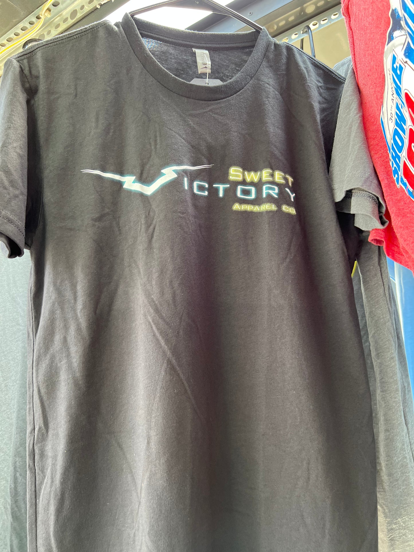 NEON Yellow SV Original Black Tee