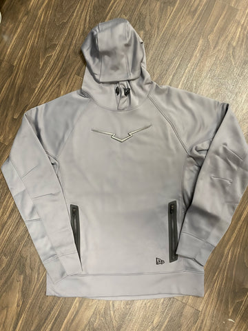 Grey Sweet Victory Embroidered Top Notch Hoodie
