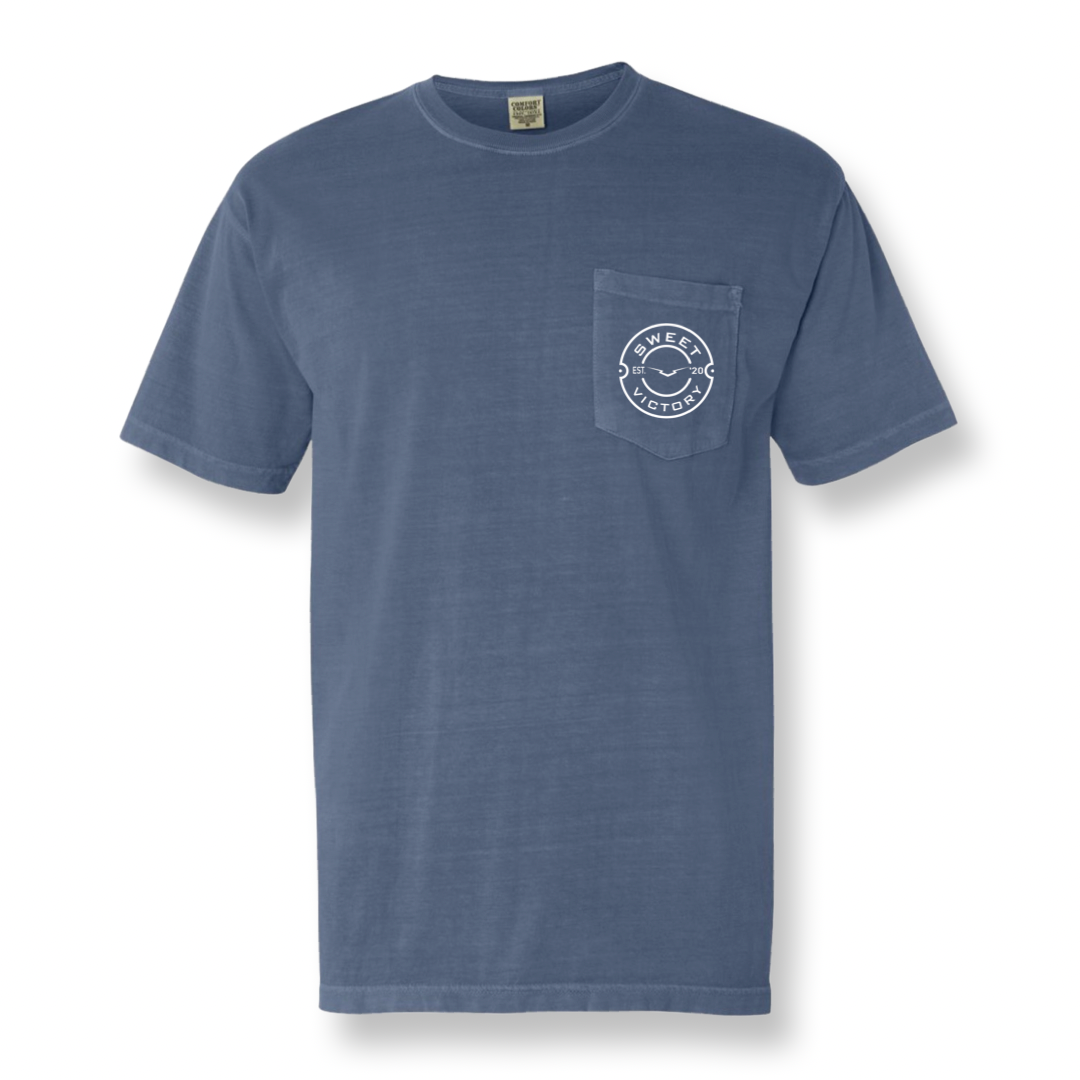Land of the Free SV Blue Comfort Colors Tee