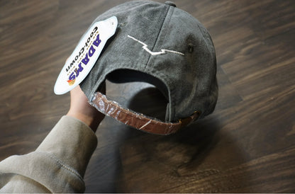 Purple Adams Brand Unstructured Cap