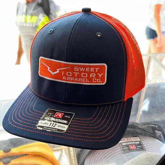 Navy/Orange Original Richardson 112 Snapback Hat