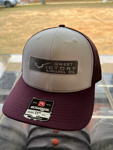 White/Maroon Richardson 112 Original Logo