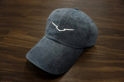 Navy Adams Brand Unstructured Cap