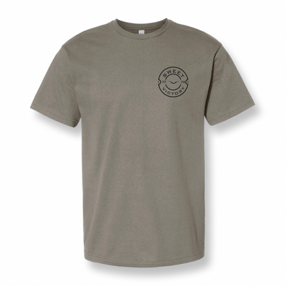 Land of the Free SV Grey Next Level Tee