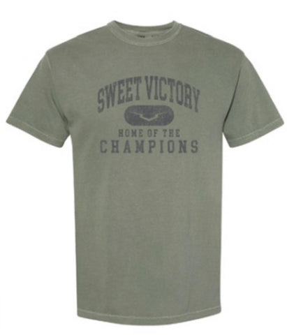 Olive Green Comfort Colors Home of the Champions Tee