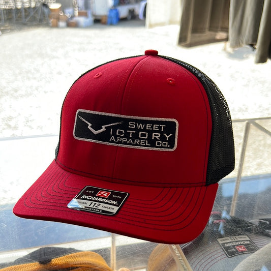 Red/Black Original Richardson 112 Snapback Hat