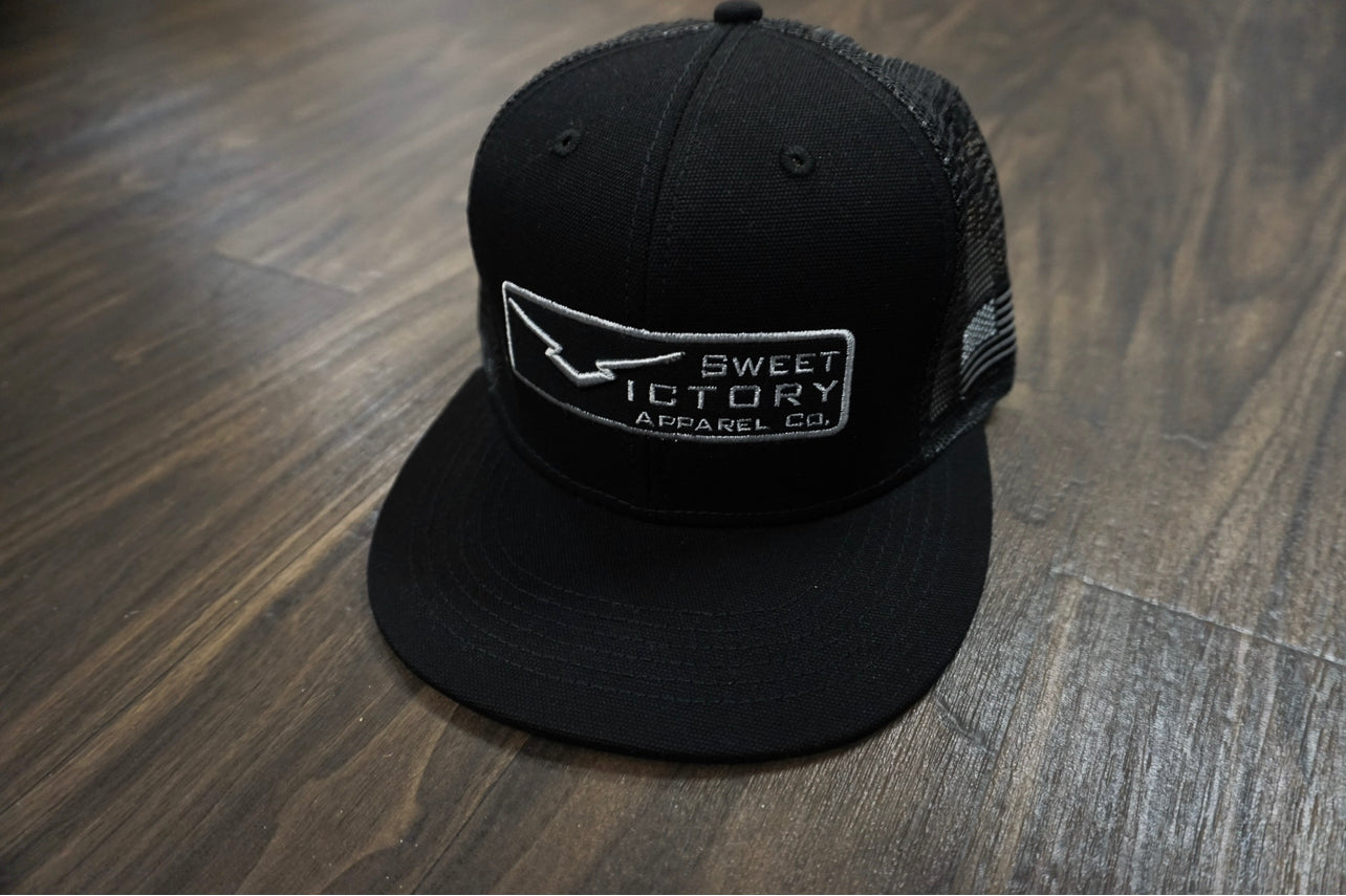 Black Original Snapback Hat