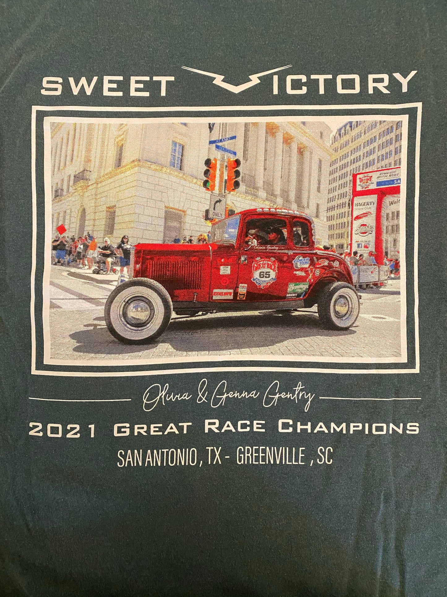 1932 Ford Champion Blue Spruce Comfort Colors Pocket Tee